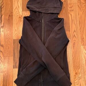 lululemon athletica Black Full-Zip Hooded Sweatshirt